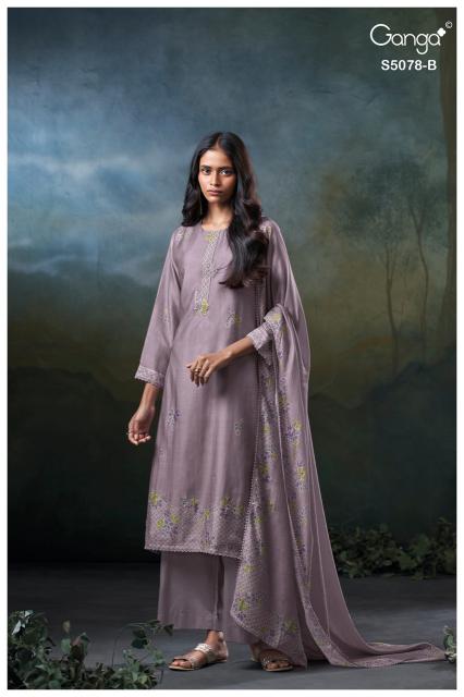 Ganga fiana 5078 dress materials wholesale